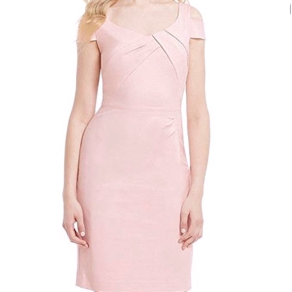 Antonio Melani Ruched Dress Pink 8